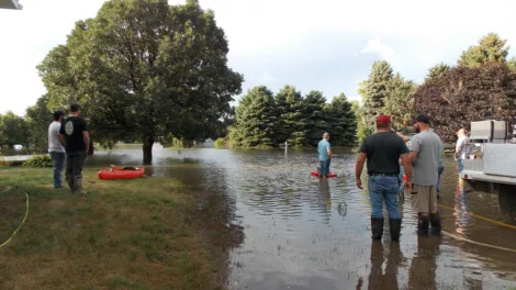 Storm brings heavy rain to region